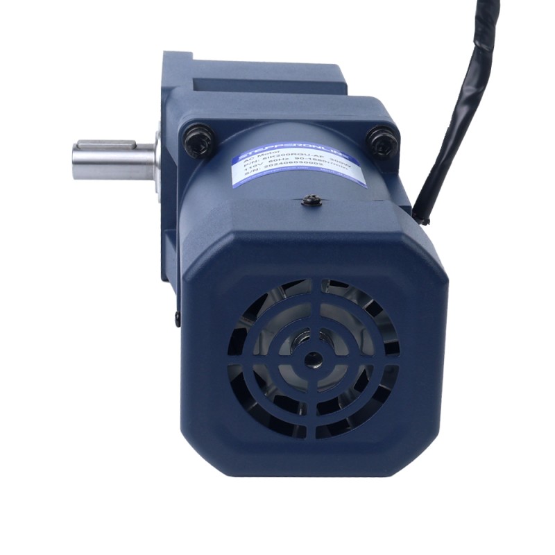 200W 110VAC 60,00Nm(8496,6oz.in) Motor de velocidad variable de CA monofásico con caja de cambios en ángulo recto