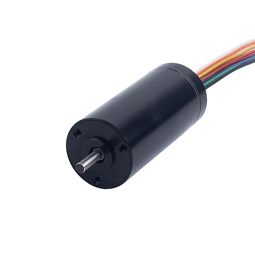 Motor sin escobillas sin núcleo redondo 48V 23,5mNm 25,84W 0,67A Ф22x45mm - 22CL45-48-P2-10500 | StepperOnline Motor sin escobillas sin núcleo redondo 48V 23,5mNm 25,84W 0,67A Ф22x45mm - 22CL45-48-P2-10500 | StepperOnline
