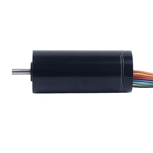 Motor sin escobillas sin núcleo redondo 48V 23,5mNm 25,84W 0,67A Ф22x45mm - 22CL45-48-P2-10500 | StepperOnline Motor sin escobillas sin núcleo redondo 48V 23,5mNm 25,84W 0,67A Ф22x45mm - 22CL45-48-P2-10500 | StepperOnline