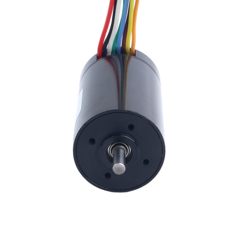 Motor sin escobillas sin núcleo redondo 24V 14500RPM 80mNm 121,47W 6,31A Ф32x61mm