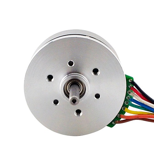 24V 5250RPM 0.084Nm 50W 2.6A Ф43.2x21.6mm External Rotor Motor