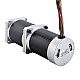 24V 220W 35RPM Geared Brushless DC Motor 25.00Nm(3540.29oz.in) 100:1 Caja de cambios de alta precisión