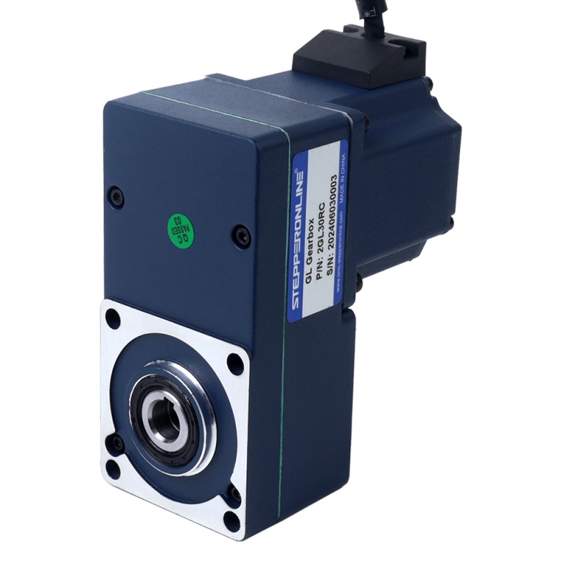 Motor BLDC de engranajes 24V 40W 100RPM 2,80Nm(396,51oz.in) 30:1 con caja de cambios de eje hueco paralelo