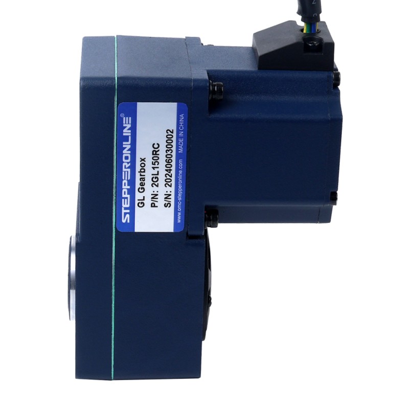 Motor BLDC de engranajes 24V 40W 20RPM 13,00Nm(1840,95oz.in) 150:1 con caja de cambios de eje hueco paralelo