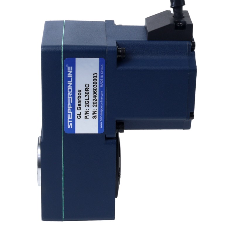 Motor BLDC de engranajes 24V 40W 100RPM 2,80Nm(396,51oz.in) 30:1 con caja de cambios de eje hueco paralelo