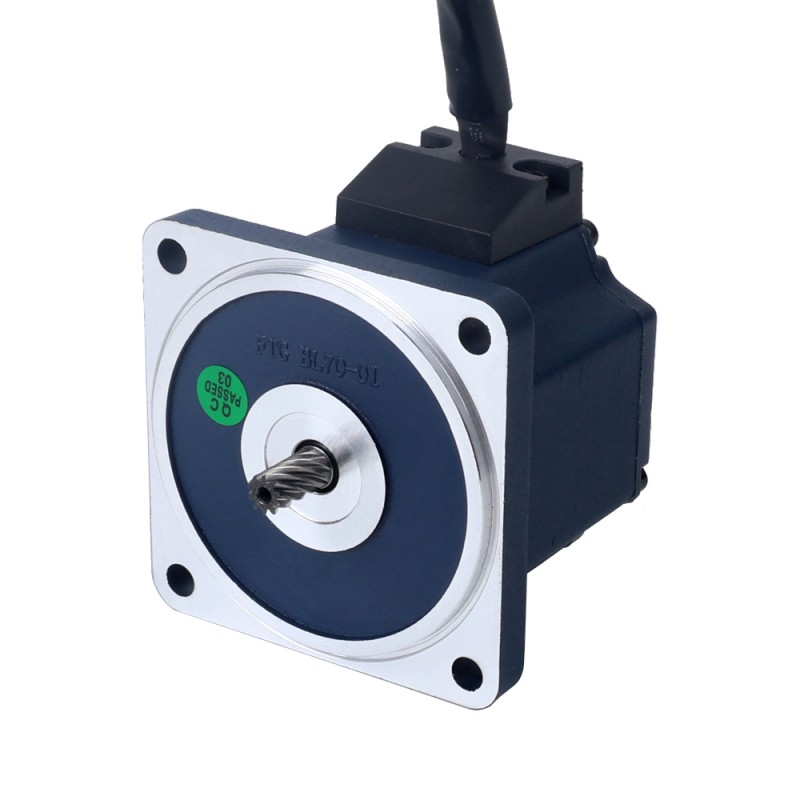 Motor BLDC de engranajes 24V 40W 1000RPM 0,31Nm(43,90oz.in) Caja de engranajes rectos 3:1