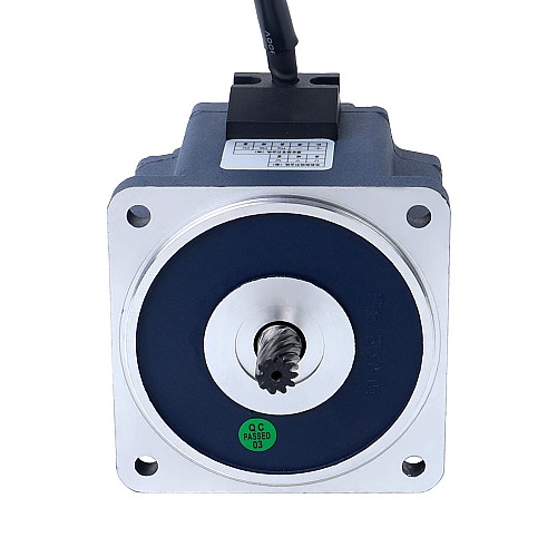 24V 84W 350RPM Geared Brushless DC Motor 1.89Nm(267.65oz.in) 10:1 Caja de cambios de alta precisión Motor CC sin escobillas con engranaje de 24V 150W 150RPM 6,33Nm(896,40oz.in) Caja de engranajes rectos 20:1 - F55B150-24GU-30S/5GU20KB | StepperOnline