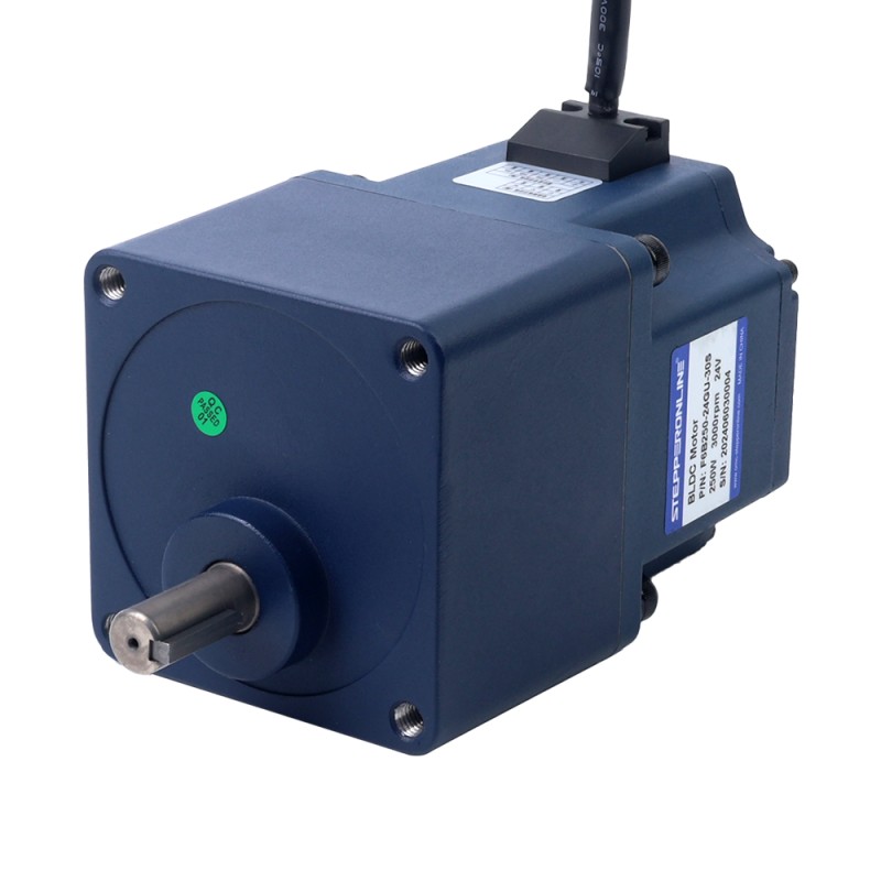 Motor BLDC de engranajes 24V 250W 15RPM 40,00Nm(5664,48oz.in) Caja de engranajes rectos 200:1