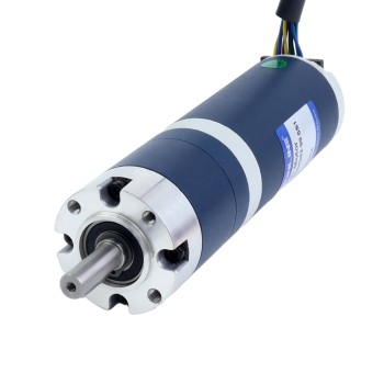 24V 30W 30RPM Motor DC sin Escobillas con Caja Reductora 6,90Nm(977,12oz.in) 99,5:1 Caja Planetaria