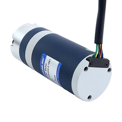 24V 60W 579RPM Motor DC sin Escobillas con Caja Reductora 0,90Nm(127,45oz.in) 5,18:1 Caja Planetaria 24V 60W 579RPM Motor DC sin Escobillas con Caja Reductora 0,90Nm(127,45oz.in) 5,18:1 Caja Planetaria