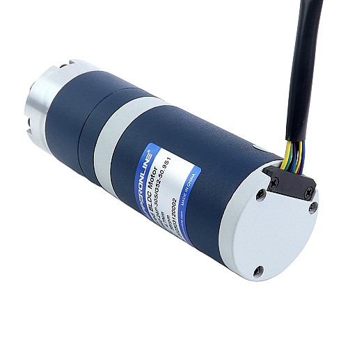24V 60W 58,9RPM Motor DC sin Escobillas con Caja Reductora 7,00Nm(991,28oz.in) 50,9:1 Caja Planetaria - M52B60-24P-30S/G52-50.9S1 | StepperOnline 24V 60W 58,9RPM Motor DC sin Escobillas con Caja Reductora 7,00Nm(991,28oz.in) 50,9:1 Caja Planetaria - M52B60-24P-30S/G52-50.9S1 | StepperOnline