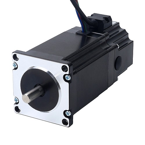 Motor paso a paso Nema 23 de 2,0Nm(283,22oz.in) con freno electromagnético de 24V 4,5W - 23HS30-5004D-B280 | StepperOnline