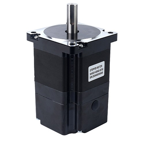 Motor paso a paso Nema 34 de 4,8Nm(679,74oz.in) con freno electromagnético de 24V 6,8W - 34HS31-6004D-B700 | StepperOnline Motor paso a paso Nema 34 de 4,8Nm(679,74oz.in) con freno electromagnético de 24V 6,8W - 34HS31-6004D-B700 | StepperOnline