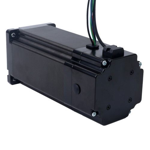 Motor paso a paso Nema 34 de 13,0Nm(1840,95oz.in) con freno electromagnético de 24V 6,8W Motor paso a paso Nema 34 de 13,0Nm(1840,95oz.in) con freno electromagnético de 24V 6,8W