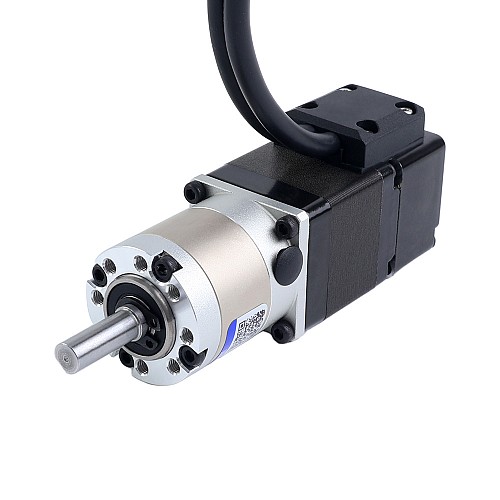 Motor paso a paso Nema 11 de lazo cerrado L=32mm con caja de engranajes planetaria serie EG relación 10:1 - 11HS12-1004D-E1000-EGS10 | StepperOnline