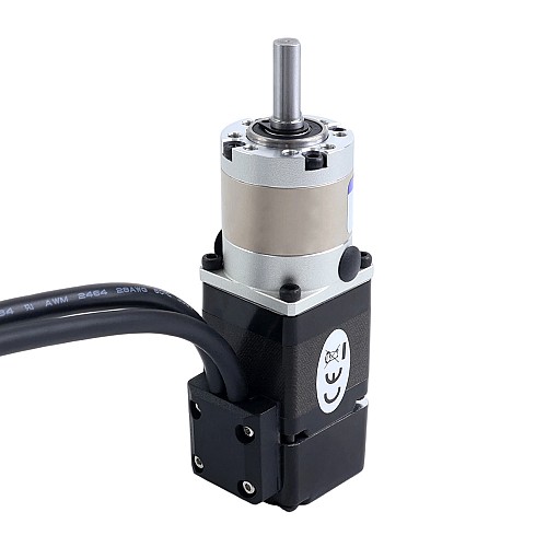 Motor paso a paso Nema 11 de lazo cerrado L=32mm con caja de engranajes planetaria serie EG relación 10:1 - 11HS12-1004D-E1000-EGS10 | StepperOnline