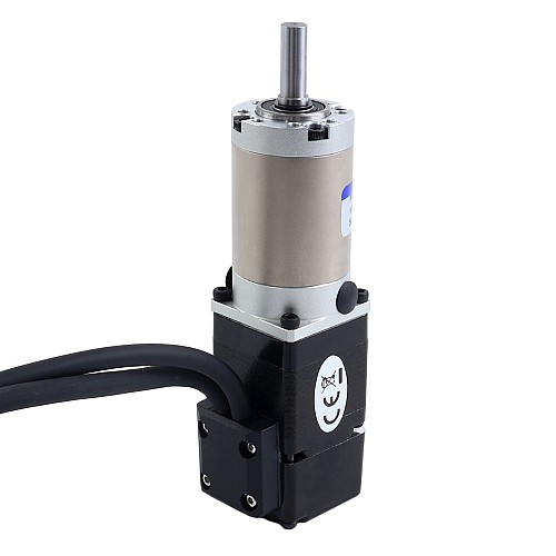Motor paso a paso Nema 11 de lazo cerrado L=32mm con caja de engranajes planetaria serie EG relación 100:1 - 11HS12-1004D-E1000-EGS100 | StepperOnline