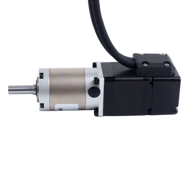 Motor paso a paso Nema 11 de lazo cerrado L=32mm con caja de engranajes planetaria serie EG relación 20:1 - 11HS12-1004D-E1000-EGS20 | StepperOnline