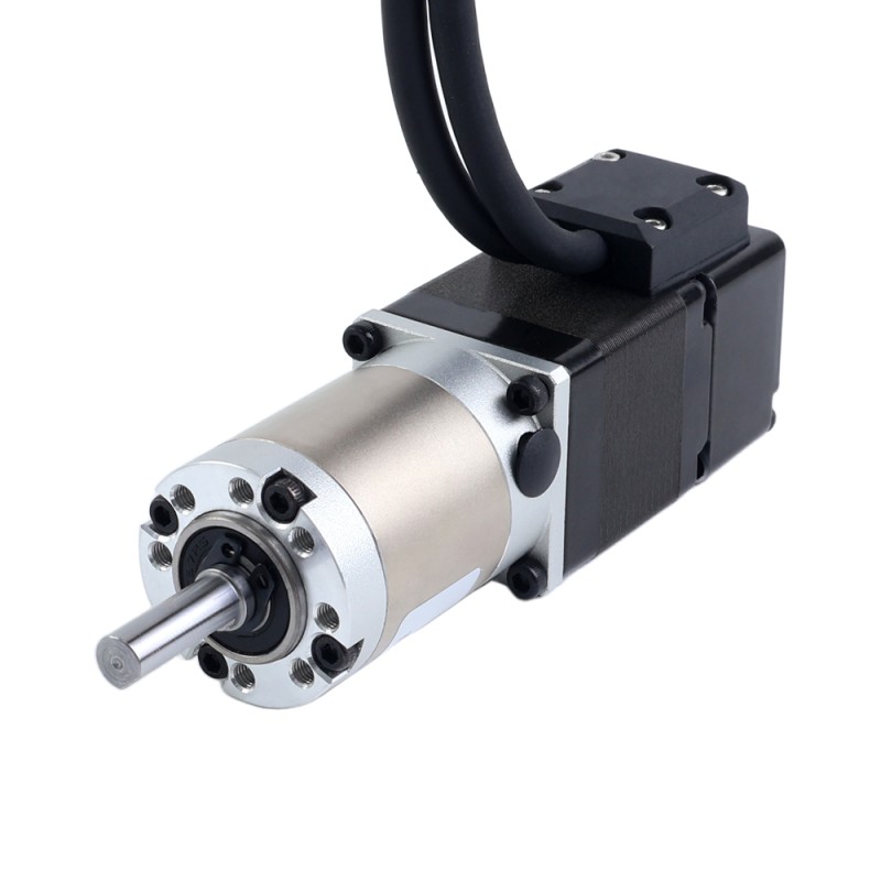 Motor paso a paso Nema 11 de lazo cerrado L=32mm con caja de engranajes planetaria serie EG relación 50:1 - 11HS12-1004D-E1000-EGS50 | StepperOnline