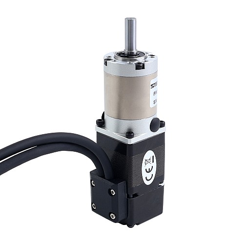 Motor paso a paso Nema 11 de lazo cerrado L=32mm con caja de engranajes planetaria serie EG relación 50:1 - 11HS12-1004D-E1000-EGS50 | StepperOnline