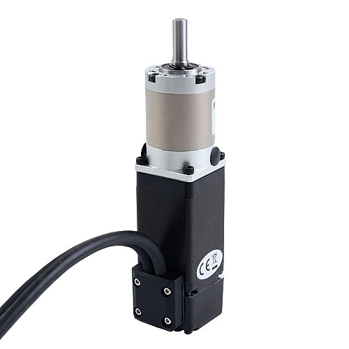 Motor paso a paso Nema 11 de lazo cerrado L=51mm con caja de engranajes planetaria serie EG relación 50:1 - 11HS20-1004D-E1000-EGS50 | StepperOnline