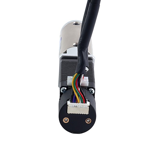 Motor paso a paso Nema 8 de lazo cerrado L=38mm con caja de engranajes planetaria serie EG relación 100:1 - 8HS15-0604D-E1000-EGS100 | StepperOnline