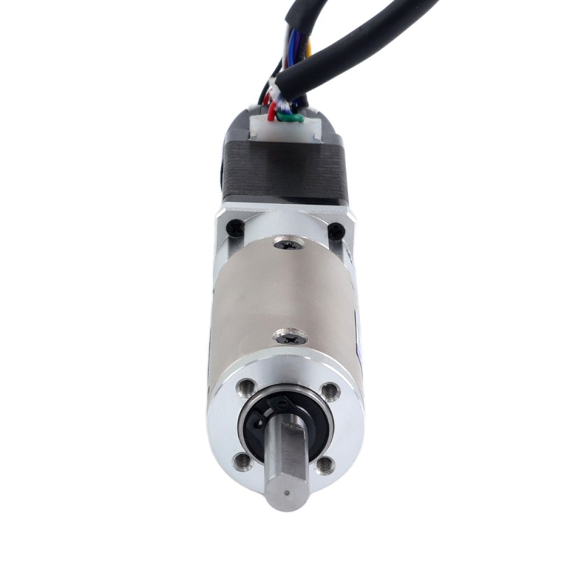 Motor paso a paso Nema 8 de lazo cerrado L=38mm con caja de engranajes planetaria serie EG relación 100:1 - 8HS15-0604D-E1000-EGS100 | StepperOnline