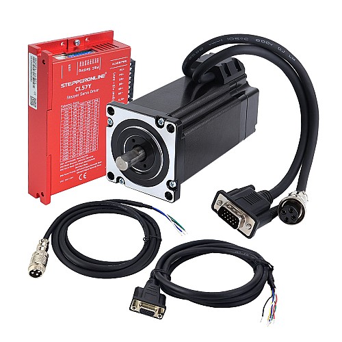 YS Series Kit CNC Motor Paso a Paso de Closed Loop 1 Eje 4,00Nm(566,45oz.in) Motor Nema 24 y Controlador YS Series Kit CNC Motor Paso a Paso de Closed Loop 1 Eje 4,00Nm(566,45oz.in) Motor Nema 24 y Controlador