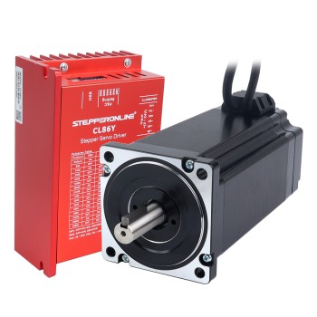 Kit de Motor Paso a Paso de Bucle Cerrado YS Series de 1 Eje 12,0Nm(1699,34oz.in) Nema 34 con Cables de 1,5m y Driver