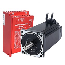 Kit de Motor Paso a Paso de Bucle Cerrado YS Series de 1 Eje 12,0Nm(1699,34oz.in) Nema 34 con Cables de 1,5m y Driver