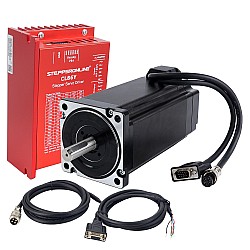 Kit de Motor Paso a Paso de Bucle Cerrado YS Series de 1 Eje 12,0Nm(1699,34oz.in) Nema 34 con Cables de 2,0m y Driver
