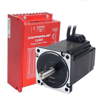 Kit de Motor Paso a Paso de Bucle Cerrado YS Series de 1 Eje 6,50Nm(920,48oz.in) Nema 34 con Cables de 1,5m y Driver