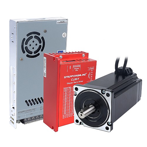 YS Series Kit CNC Motor de Closed Loop 1 Eje 12,00Nm(1699,34oz.in) Motor Nema 34 con Fuente de Alimentación YS Series Kit CNC Motor de Closed Loop 1 Eje 12,00Nm(1699,34oz.in) Motor Nema 34 con Fuente de Alimentación