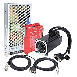 YS Series Kit Motor Paso a Paso de Closed Loop 1 Eje 4,00Nm(566,45oz.in) Nema 24 con Fuente de Alimentación