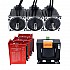 Kit de bucle cerrado de 3 ejes de la serie YS motor Nema 34 de 6,50Nm(920,48oz.in) con transformador de CA