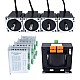 Kit CNC de motor paso a paso de 4 ejes de la serie YS, 4,8Nm(679,74oz.in), motor paso a paso Nema 34 y controlador & Transformador CA - 4-DM860Y-TR48 | StepperOnline