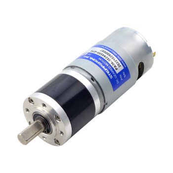 Motorreductor cepillado de 24V CC 2,4kg.cm/240RPM con caja de cambios planetaria de 13,76:1