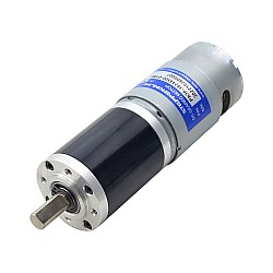 Motorreductor cepillado de 24V CC 25kg.cm/17RPM con caja de cambios planetaria 189:1