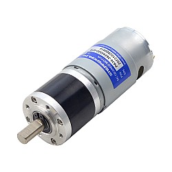 Motorreductor cepillado de 24V CC 3,4kg.cm/172RPM con caja de cambios planetaria 19,2:1