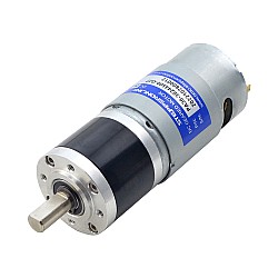 Motorreductor cepillado de 24V CC 4,7kg.cm/123RPM con caja de cambios planetaria de 26,8:1