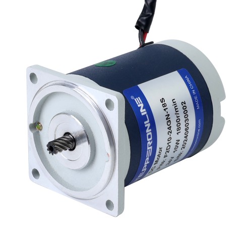 Cepillado 24V 10W 0,13Nm(18,41oz.in) 600RPM con motor de engranajes CC con caja de cambios rectos 3:1 Cepillado 24V 10W 0,13Nm(18,41oz.in) 600RPM con motor de engranajes CC con caja de cambios rectos 3:1