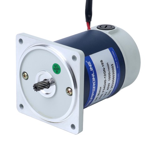 Cepillado 12V 40W 0,32Nm(45,32oz.in) 600RPM con motor de engranajes CC con caja de cambios rectos 3:1 Cepillado 12V 40W 0,32Nm(45,32oz.in) 600RPM con motor de engranajes CC con caja de cambios rectos 3:1