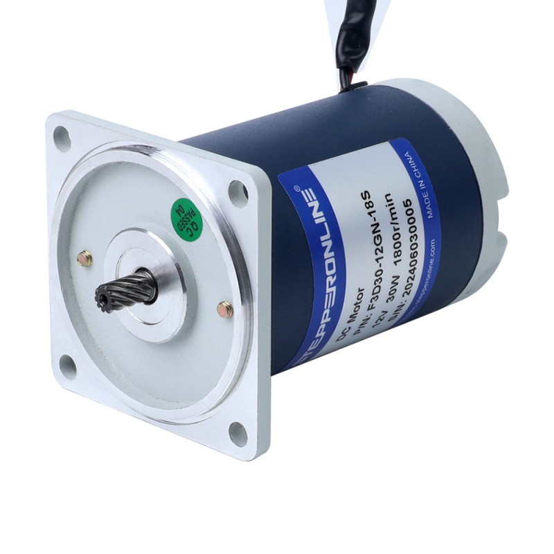 Ofertas almacén EE. UU. - Cepillado 12V 30W 360RPM con motor de engranajes CC con caja de cambios rectos 5:1