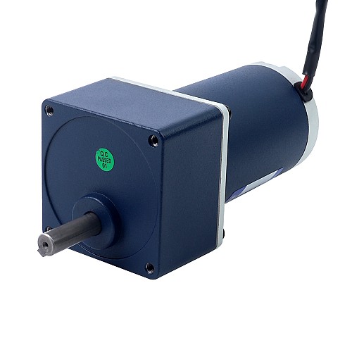 Motorreductor cepillado de 12V CC 60 kg.cm/3,5RPM con caja de cambios de dientes rectos rectangulares 1166:1 Cepillado 24V 30W 0,19Nm(26,91oz.in) 999RPM con motor de engranajes CC con caja de cambios rectos 3:1 - F3D30-24GN-30S/3GN3K | StepperOnline