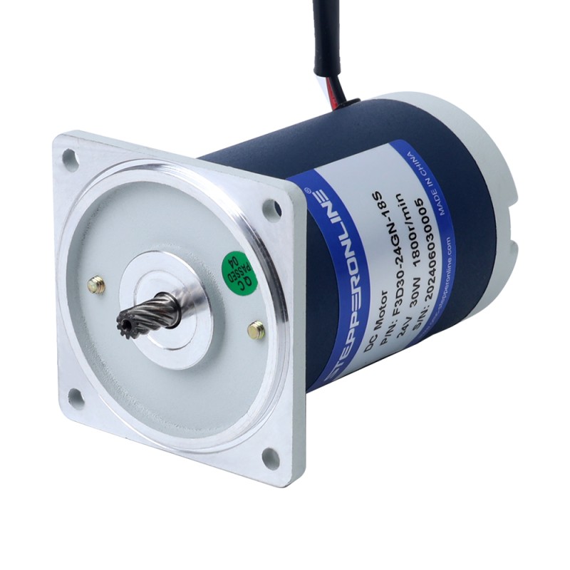 Alemania en oferta - Cepillado 24V 30W 360RPM con motor de engranajes CC con caja de cambios rectos 5:1