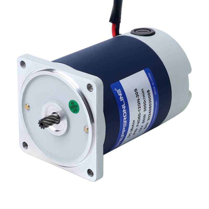 Alemania en oferta - Cepillado 12V 60W 600RPM con motor de engranajes CC con caja de cambios rectos 5:1