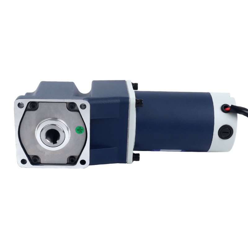 Cepillado 48V 150W 20.00Nm(2832,24oz.in) 36RPM con motor de engranaje de CC con caja de cambios de ángulo recto 50:1