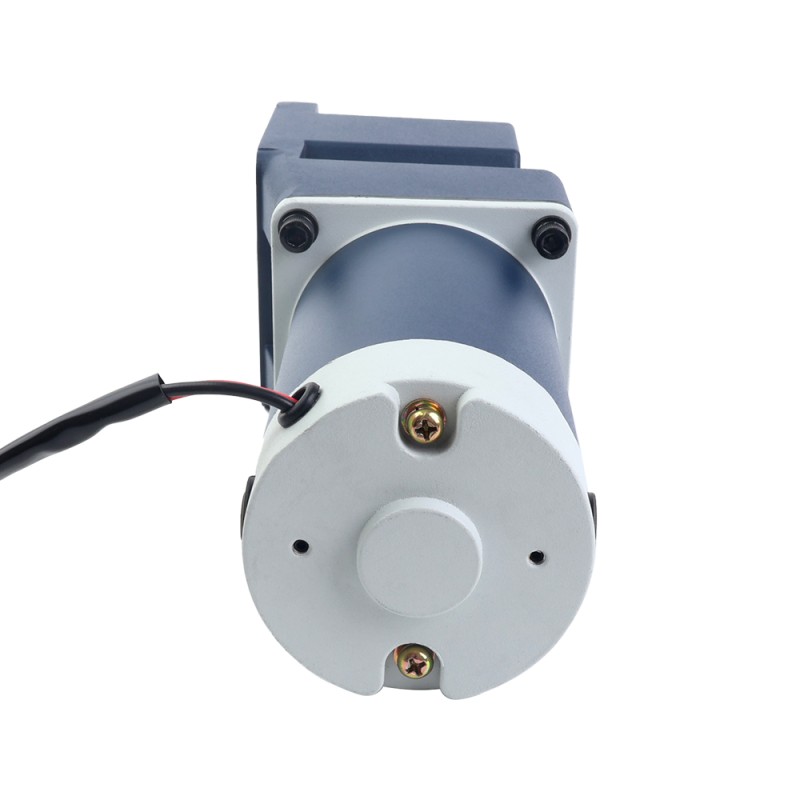 Cepillado 24V 90W 18,48Nm(2616,99oz.in) 30RPM con motor de engranaje de CC con caja de cambios de ángulo recto 100:1