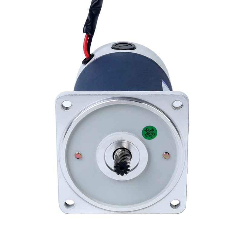Cepillado 12V 90W 16,89Nm(2391,82oz.in) 30RPM con motor de engranajes CC con caja de cambios rectos 100:1
