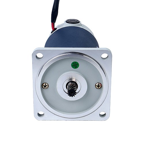 Motorreductor cepillado de 12V CC 60 kg.cm/3,5RPM con caja de cambios de dientes rectos rectangulares 1166:1 Cepillado 24V 250W 3,22Nm(455,99oz.in) 600RPM con motor de engranajes CC con caja de cambios rectos 5:1 - F6D250-24GU-30S/6GU5K | StepperOnline